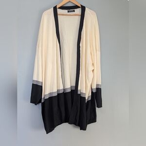Bloomchic Super Soft Essentials Colorblock Open-front Cardigan Sweater Women's